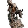 Bronze Figur "Knabe mit Esel"